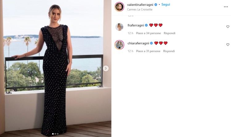 Valentina Ferragni abito Cannes