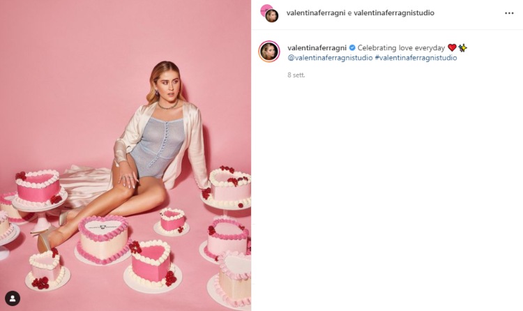 Valentina Ferragni body san valentino