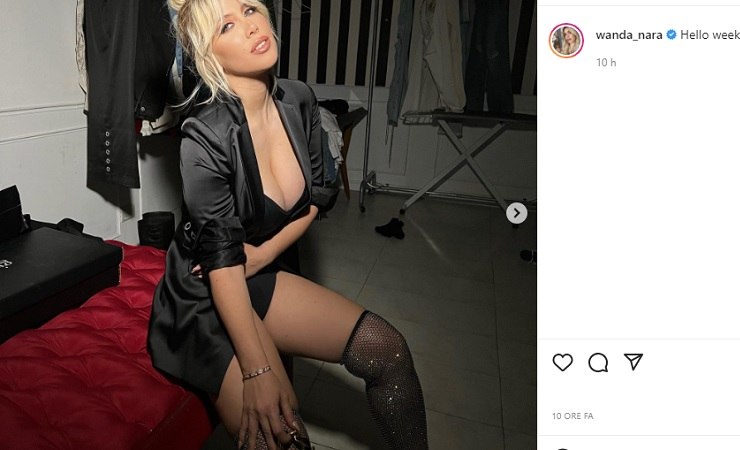 Wanda Nara seducente