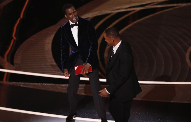 Schiaffo Will Smith Chris Rock