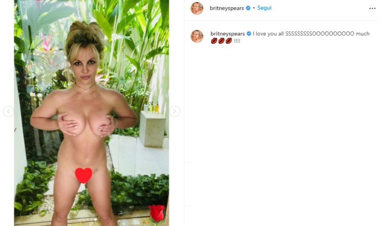 Britney Spears senza veli