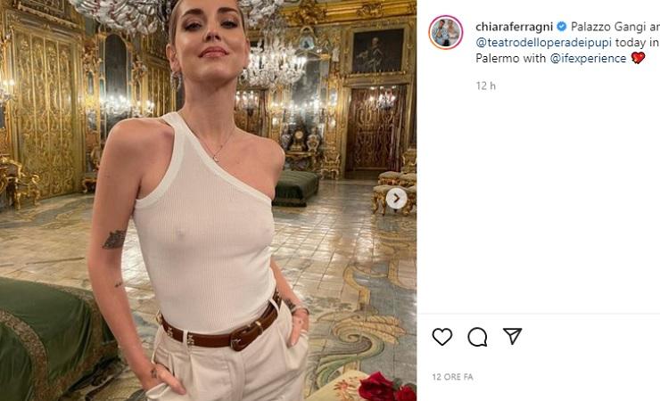 Chiara Ferragni in posa