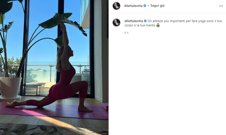 Diletta Leotta Yoga