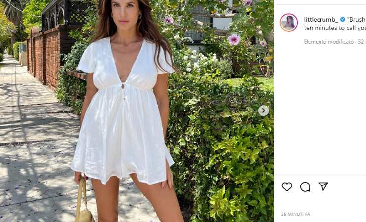 Elisabetta Canalis in posa