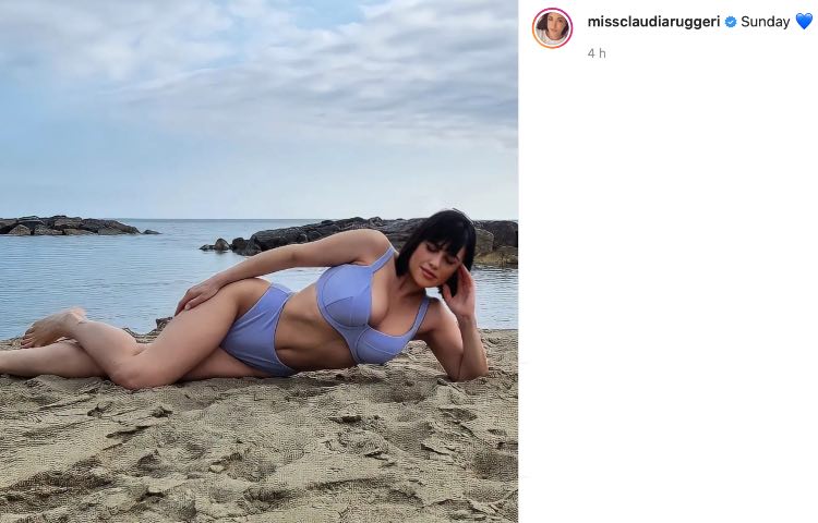 Post Instagram Claudia Ruggeri