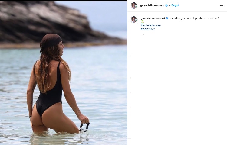 Post Instagram Guendalina Tavassi