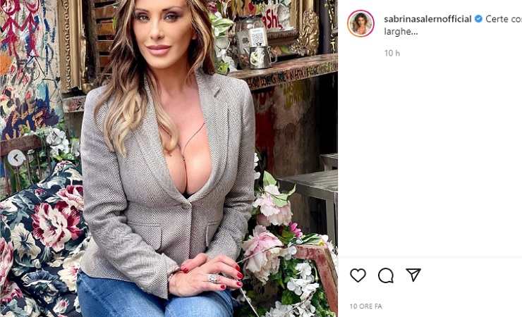 Sabrina Salerno in posa