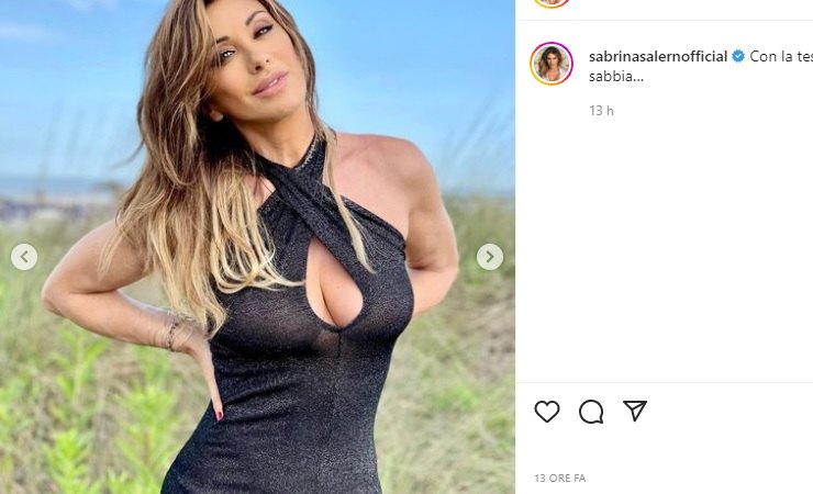 Sabrina Salerno in posa