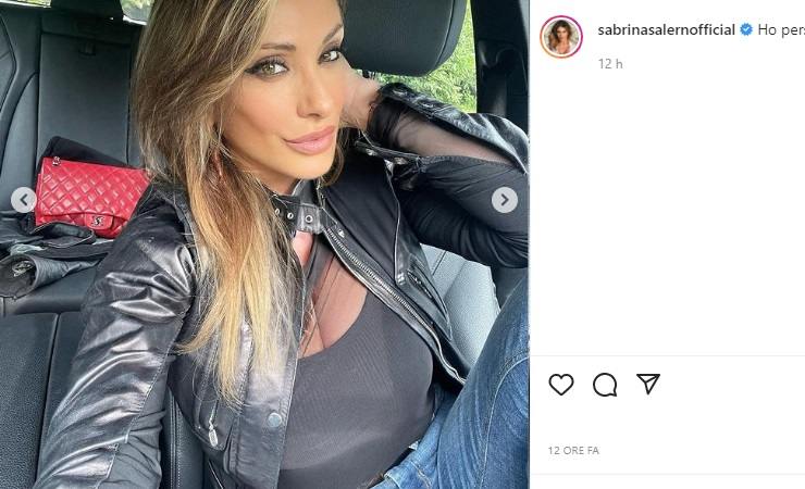 Sabrina Salerno in posa