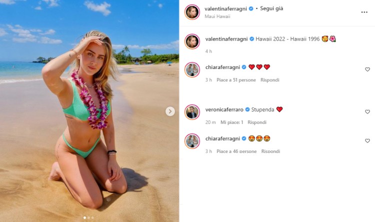 Valentina Ferragni Hawaii 2022