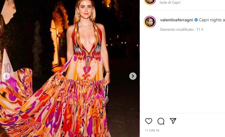 Valentina Ferragni in posa