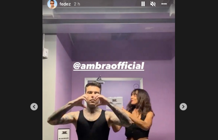 Fedez e Ambra, Storia Instagram