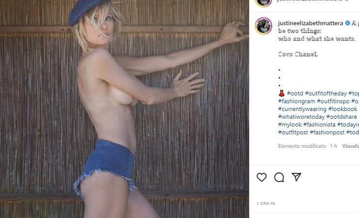 Justine Mattera fisico