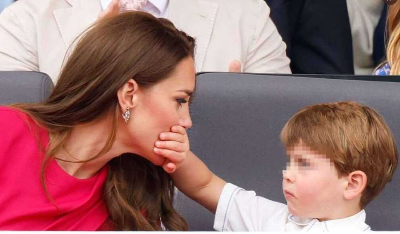 Kate Middleton e il figlio Louis