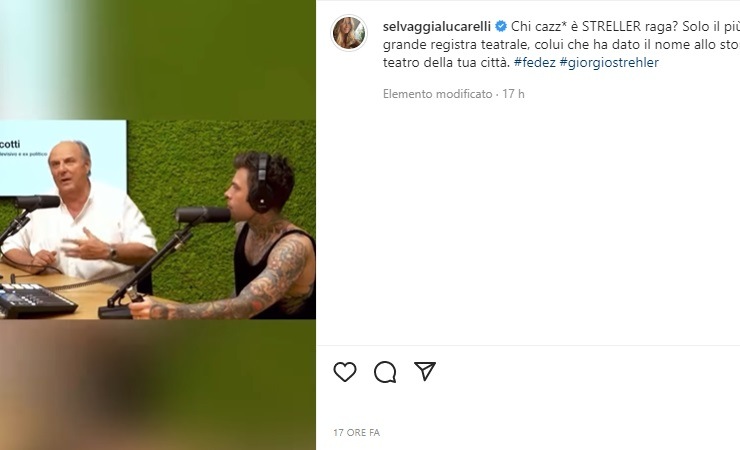Selvaggia Lucarelli contro Fedez