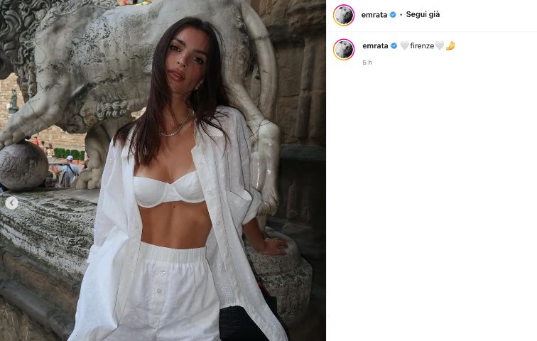 Post Instagram Emily Ratajkowski