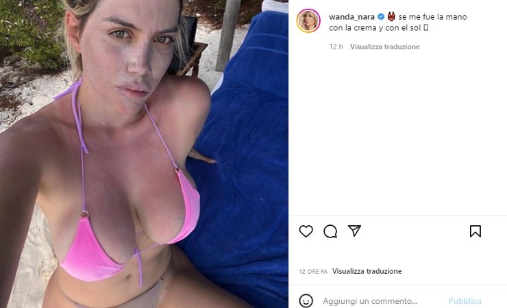 Wanda Nara selfie