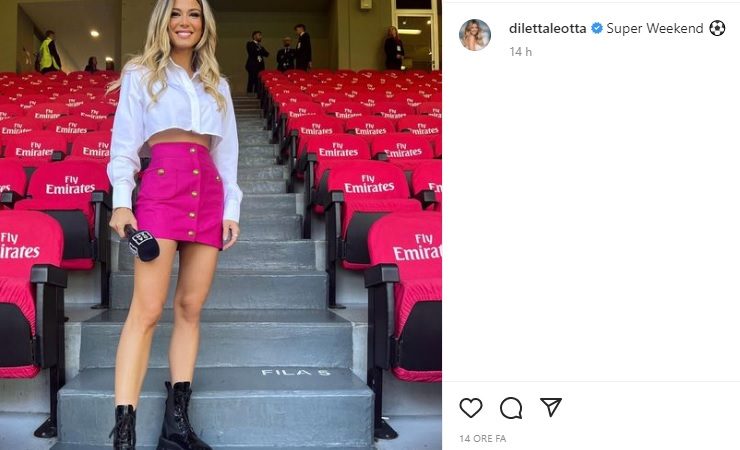 Diletta Leotta sorridente