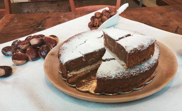 Torta di castagne ricetta