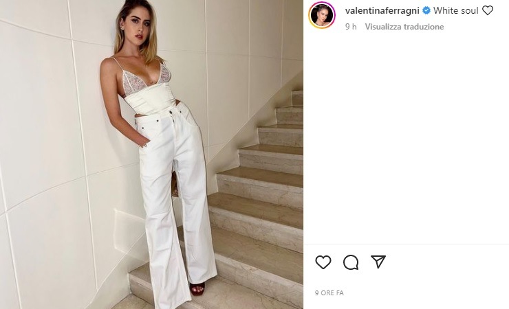 Valentina Ferragni scollatura profonda