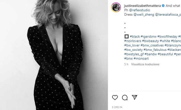 Justine Mattera sensuale