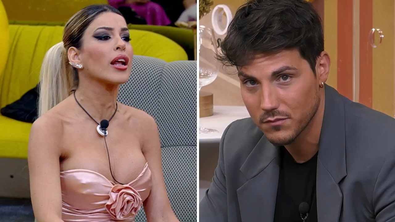 Oriana Marzoli e Daniele Dal Moro bacio