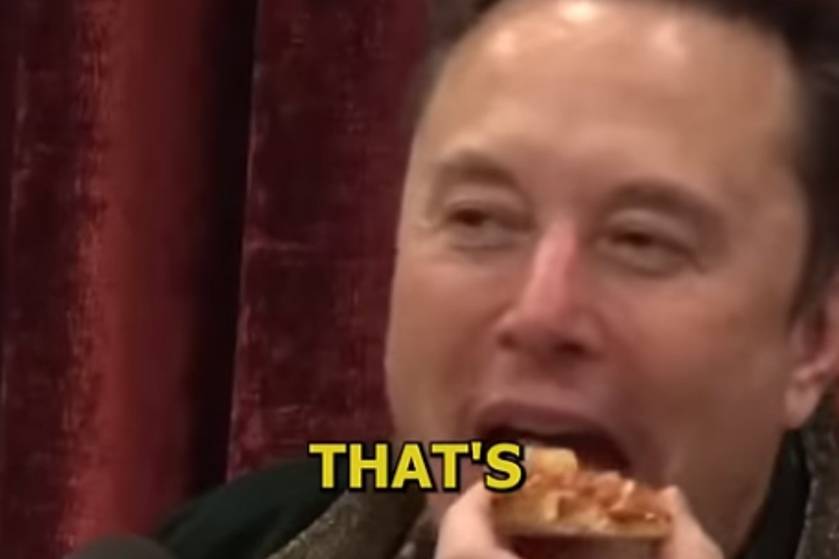 musk mangia pizza ingredienti strani