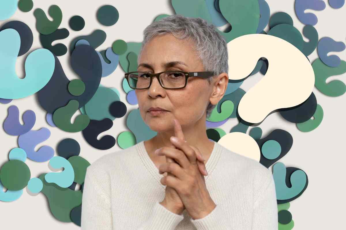 Donna e punti interrogativi