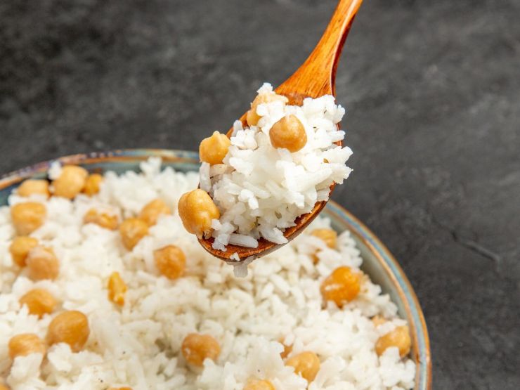 Insalata di riso e ceci